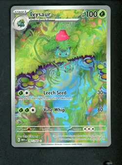 Auction #1 2023 Pokemon MEW EN Illustration Rare #167 Ivysaur - Image 1
