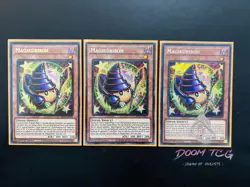 Yugioh! Magikuriboh MP23-EN002, BACH-EN001 (SCR) 1st Ed 3x - Image 1