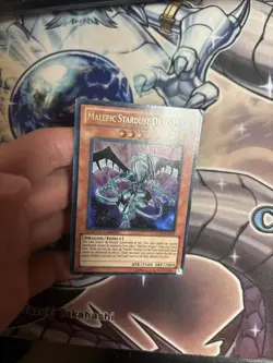 (AY) Yugioh Malefic Stardust Dragon JUMP-EN043 Ultra Rare Limited Edition LP/MP - Image 4