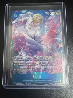 One Piece TCG Sanji OP11-051 a Fist of Divine Speed Foil Alternate Art SR - Image 1
