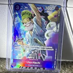 Bandai One Piece CCG Uso-Hachi Alternate Art Foil ST18-001 3000 Power Card - Image 1