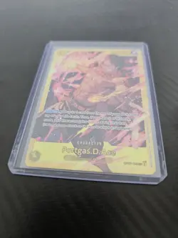 One Piece CCG - OP07-119 (reprint) Portgas.D.Ace SEC NM Alt Art Foil ENGLISH - Image 3
