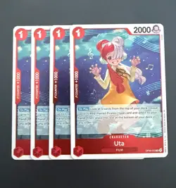 One Piece - Uta OP09-002 R Foil Playset (x4) - Emperors in the New World NM - Image 1