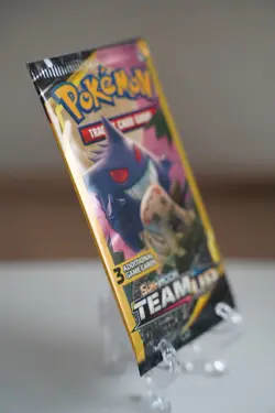 Pokemon TCG Team Up Mini Booster Pack 3 Card Gengar Mimikyu Art Factory Sealed - Image 5