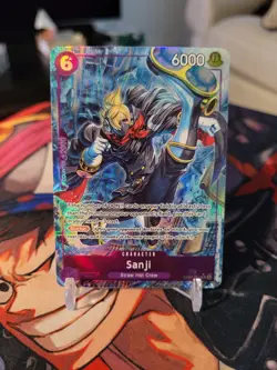 Sanji OP07-064 SR Alt Art One Piece Card Game 500 Years in the Future - Image 1