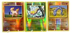 XY Evolution Reverse Holo Pokemon Cards-Onix 61/108,Weedle 5/108,Ponyta 19/108 - Image 1