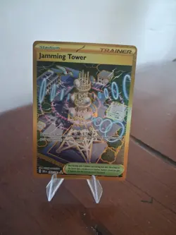 Jamming Tower 243/182 SV10 - Destined Rivals English HR Pokemon TCG Card NM - Image 1