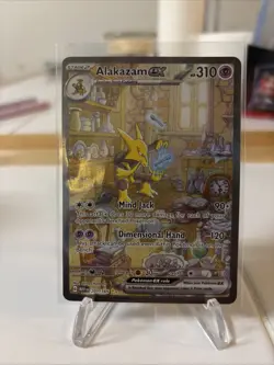 Pokemon Alakazam EX TCG Card 201/165 SV Scarlet & Violet 151 - Image 1