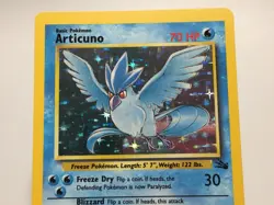 Holo Articuno Card - Unlimited - Ungraded NM - Fossil 2/62 - TCG WOTC 1999 - Image 2