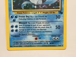 Holo Articuno Card - Unlimited - Ungraded NM - Fossil 2/62 - TCG WOTC 1999 - Image 4