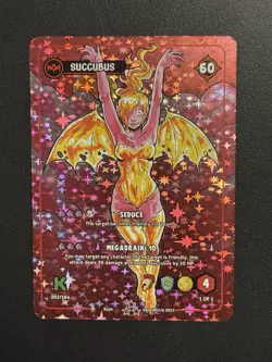 Dead World TCG Succubus 202/184 SR Borderless Holo Card Kickstarter 2025 - Image 1