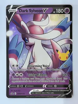 Dark Sylveon V NM SWSH: Sword & Shield Promo Cards #SWSH134 - Image 1