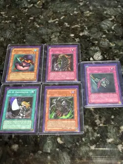 Konami Yu-Gi-Oh! 1st Edition 5 Card Lot Exodia Necross, Penguin Soldier - Image 1