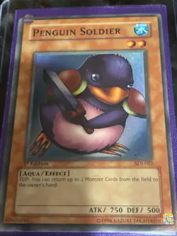 Konami Yu-Gi-Oh! 1st Edition 5 Card Lot Exodia Necross, Penguin Soldier - Image 4