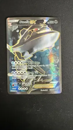 Steelix-EX Holo Full Art Ultra Rare Card Steam Siege 108/114 - Near Mint - Image 1