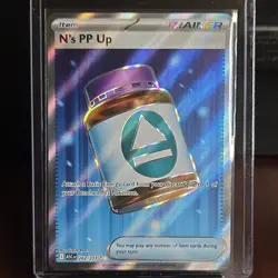 N's PP Up 262/217 ASC CH Secret Rare Full Art Holo Trainer-Item Pokemon TCG Card - Image 1