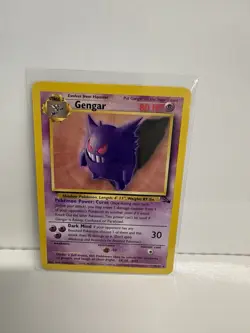 Gengar 20/62 - Pokemon Fossil Unlimited Rare Card Non Holo NM-LP - Image 1