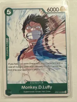 ONE PIECE 28 CARD LOT LEADER SUPER RARE LUFFY NAMI ZORO SANJI BONNEY PRE-ERRATA - Image 5