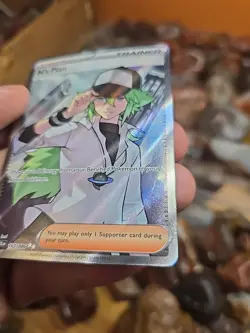 Pokemon TCG Trainer Ns Plan Full Art Rare Card 163/086 NM/M - Image 4