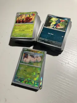 Pokemon Prismatic Evolutions bulk lot 260+ Card Lot Including Holos - Image 1