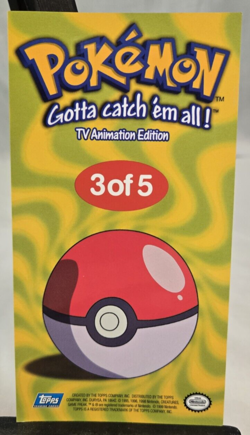 Vintage Pokemon Card Bulbasaur Topps TV Animation Edition 3 of 5 Jumbo Holo - Image 3
