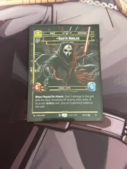Darth Nihilus Unit Card Star Wars Unlimited Season 1 FFG 95 7 Cost 6 Attack 6 HP - Image 2