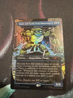 Slash, Evil Turtle from Dimension X/Pirated Copy Foil MTG Secret Lair 2363 (NM) - Image 1