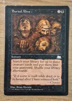 1997 MAGIC THE GATHERING WEATHERLIGHT BURIED ALIVE TD25 - Image 1