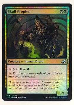 Magic The Gathering: MTG Skull Prophet Foil, IKO 206/274 (NM) - Image 1