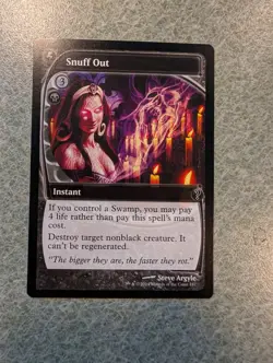 MTG - Snuff Out (Future Sight) - Mystery Booster 2 - MB2 Regular - Near Mint - Image 1