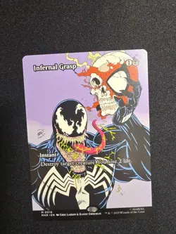 Infernal Grasp BORDERLESS Marvel's Spider-Man - Magic/MTG Regular - Image 1