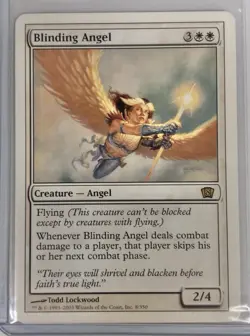 MTG Blinding Angel - 8th Edition Regular Rare #8 - Image 1