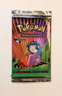Pokemon Sabrina Gym Challenge Booster Pack WOTC (Unweighed) Collection Read desc - Image 1