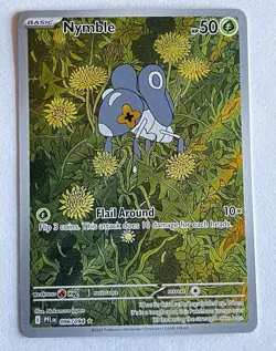 Pokemon TCG Nymble Illustration Rare 096/094 Full Art Holo Phantasmal Flames NM - Image 1
