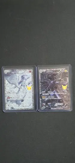 Pokemon TCG Celebrations 25th Anniversary Reshiram And Zekrom Full Art M/NM - Image 1