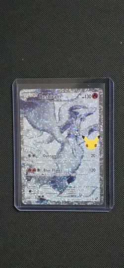 Pokemon TCG Celebrations 25th Anniversary Reshiram And Zekrom Full Art M/NM - Image 3