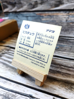 Pikachu - Gold Foil - Vintage 1996 Pokemon Amada Sticker Seal - Image 4