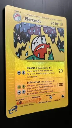 Electrode 36/144 NM Skyridge Reverse Holo Pokemon TCG - Image 2