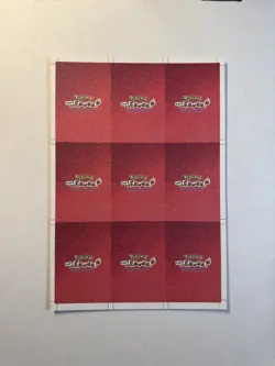Pokemon Lets Go Eevee Database Poncho Uncut Sheet Cracked Ice Holo US Seller - Image 2