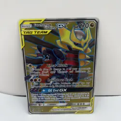 Pokemon TCG Garchomp & Giratina GX 228/236 Tag Team Full Art Holo NM - Image 1