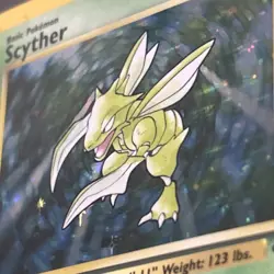 Pokemon TCG Jungle Unlimited Scyther Jungle 10/64 Holo Rare - Image 2