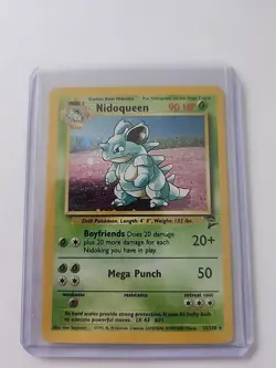 Pokemon TCG Nidoqueen Jungle 7/64 Holo Unlimited Holo Rare - Image 1
