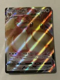 Pokemon TCG Eevee VMAX SWSH087 Black Star Promo - Image 1