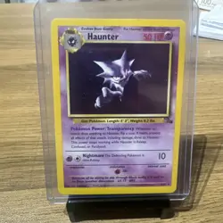 Pokemon Haunter Fossil Holo Rare 6/62 50 HP Unlimited 1999 Wizards English - Image 1