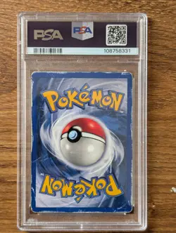 1999 Pokemon Base Game 1st Edition PSA 1 Machamp Holo Shadowless #8 Poor PR - Image 2