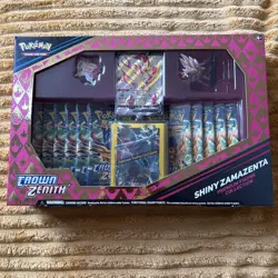 POKEMON TCG - CROWN ZENITH Shiny Zamazenta - Premium Figure Collection Box - NEW - Image 1