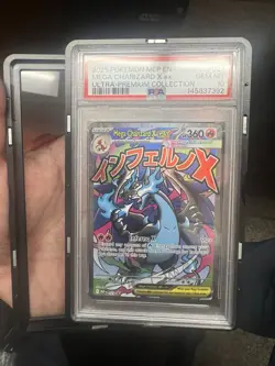 2025 POKEMON MEP EN #023 MEGA CHARIZARD X GEM MT ULTRA-PREMIUM COLLECTION PSA 10 - Image 3
