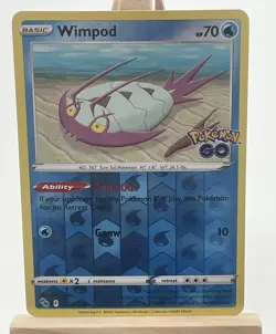 Wimpod Reverse Holo 025/078 Pokemon GO TCG SEE PICS - Image 1