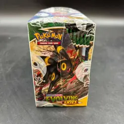 Pokemon Evolving Skies Booster Box SEALED w/ Plastic Case MINT Sword & Shield #2 - Image 3
