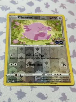 2022 Chansey 51/78 - Reverse Holo - Pokemon GO - NM Pokemon TCG - Image 1